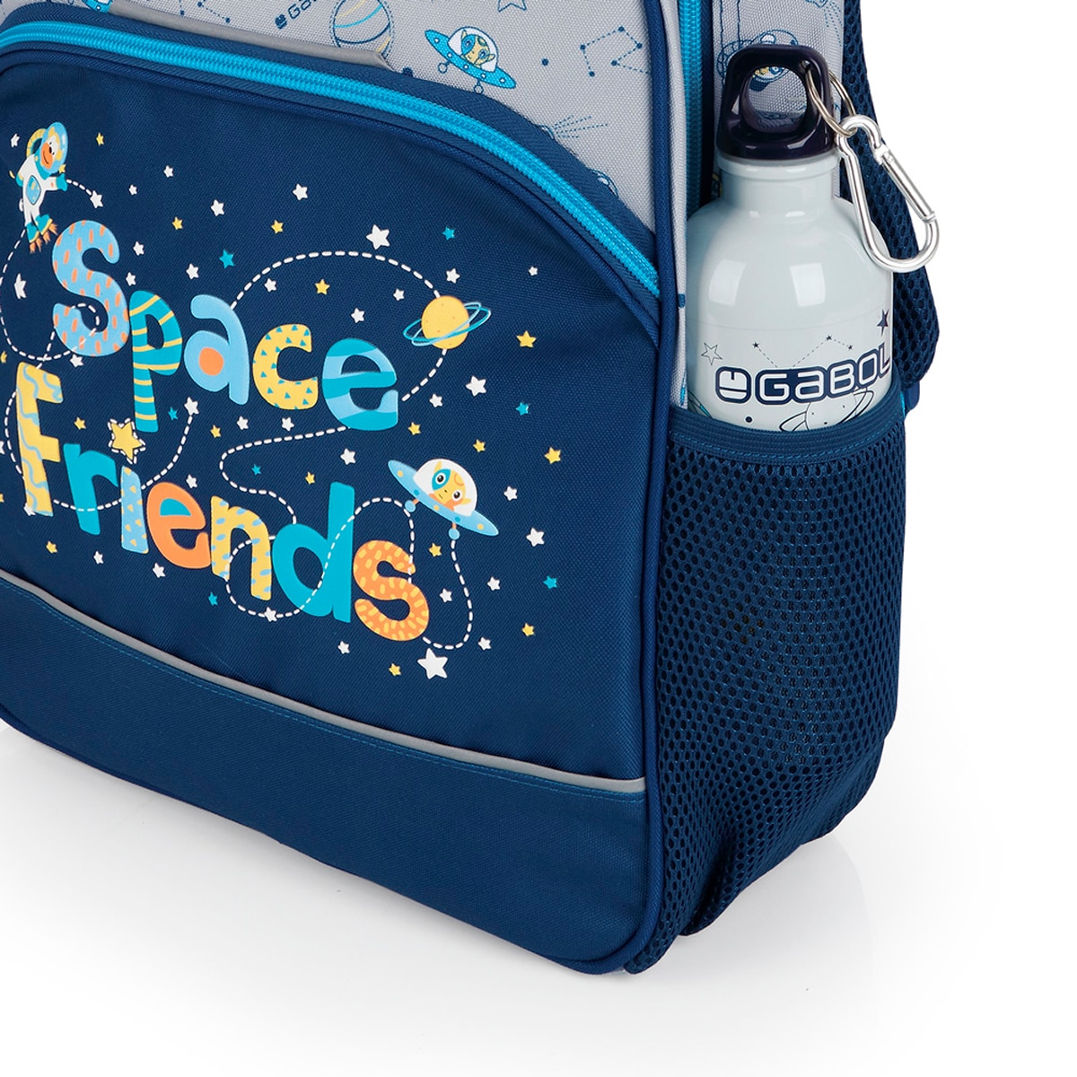 Imagen 3 de Botella de acero inoxidable Gabol SPACE sin BPA de 500ml Gris