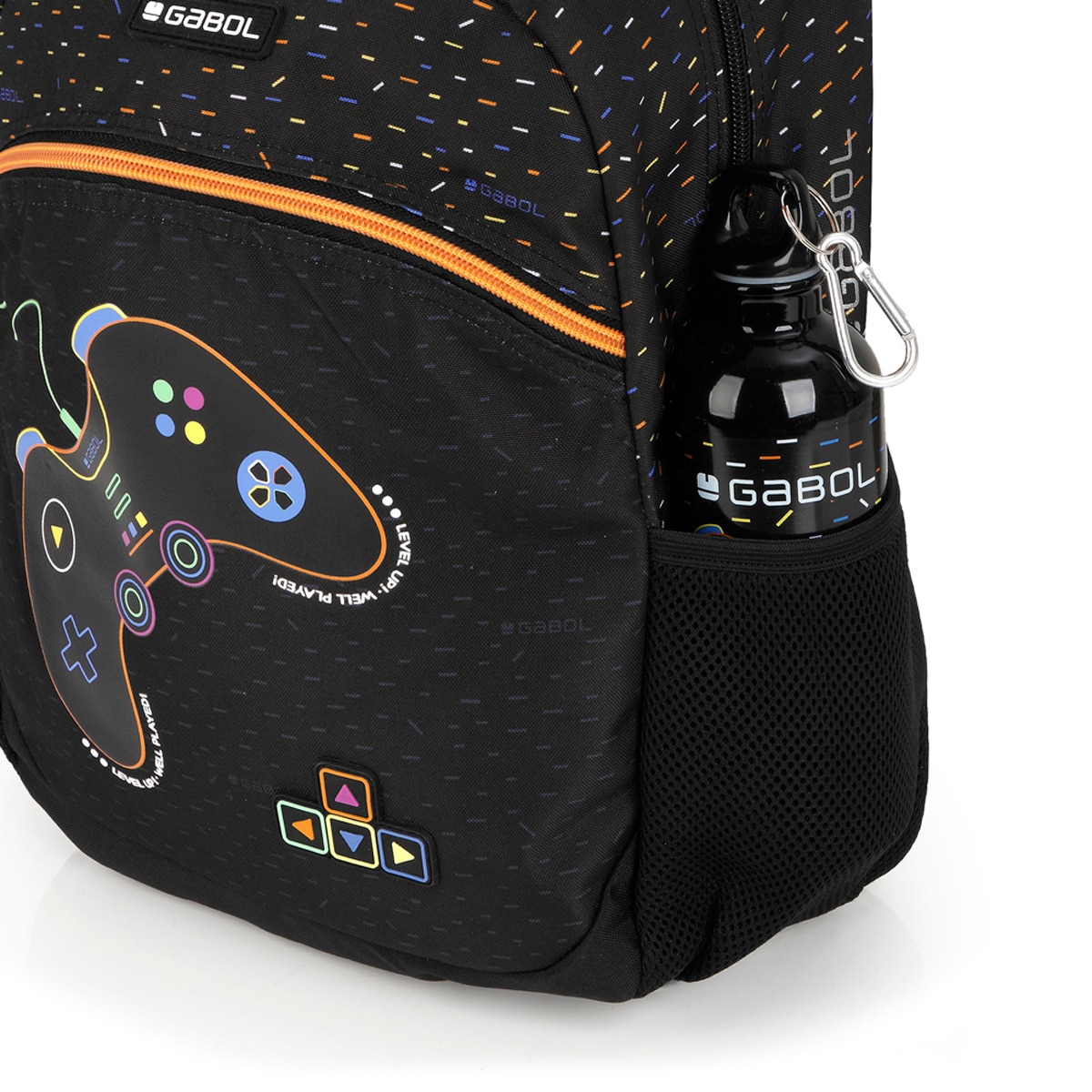 Imagen 3 de Botella de acero inoxidable Gabol VIRTUAL sin BPA de 500ml Negro