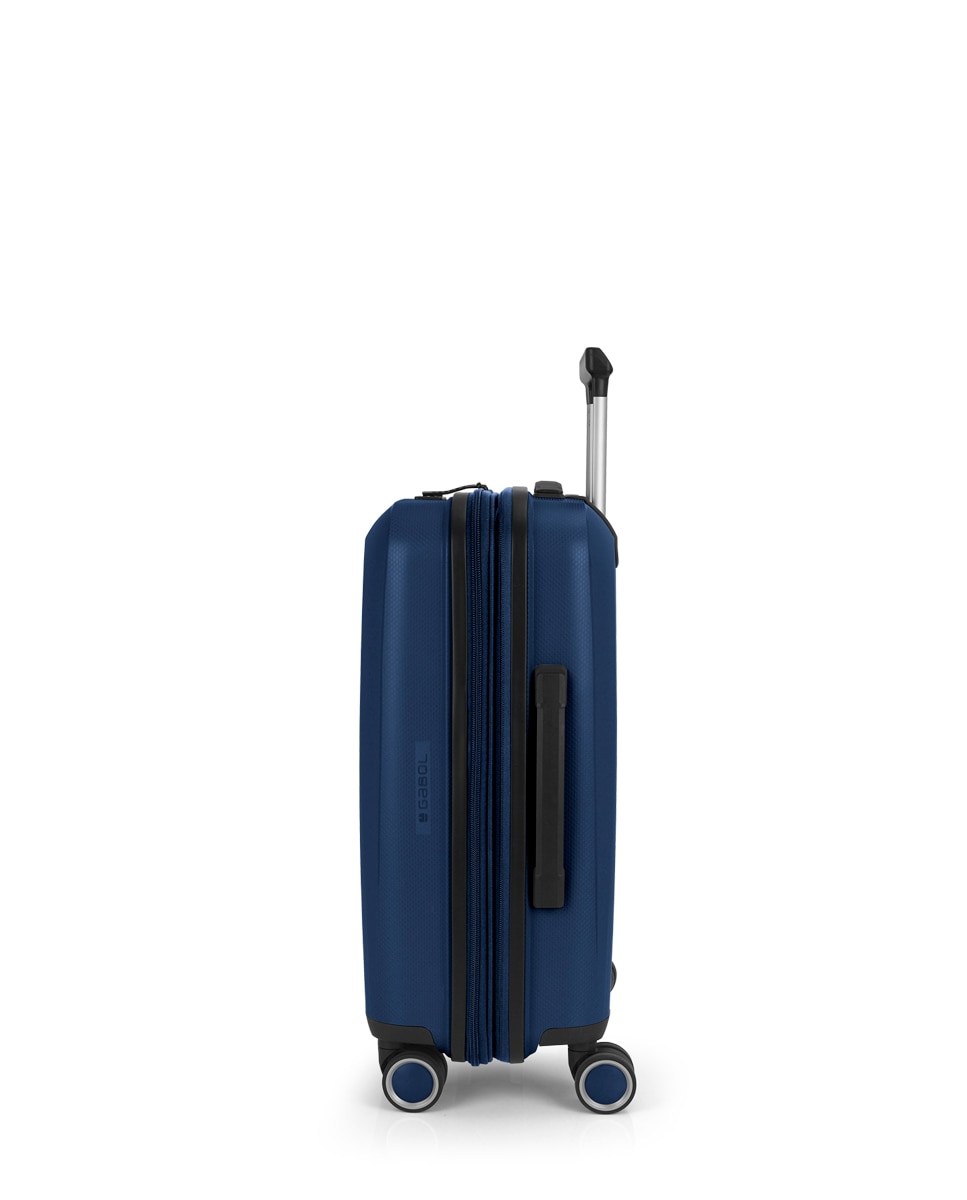 Maleta cabina expandible brooklyn rígida con capacidad hasta 42,5 l - Gabol - Azul Azul-2