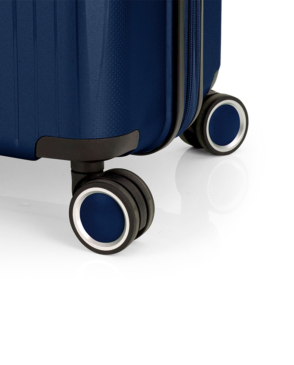 Maleta cabina expandible brooklyn rígida con capacidad hasta 42,5 l - Gabol - Azul Azul-6