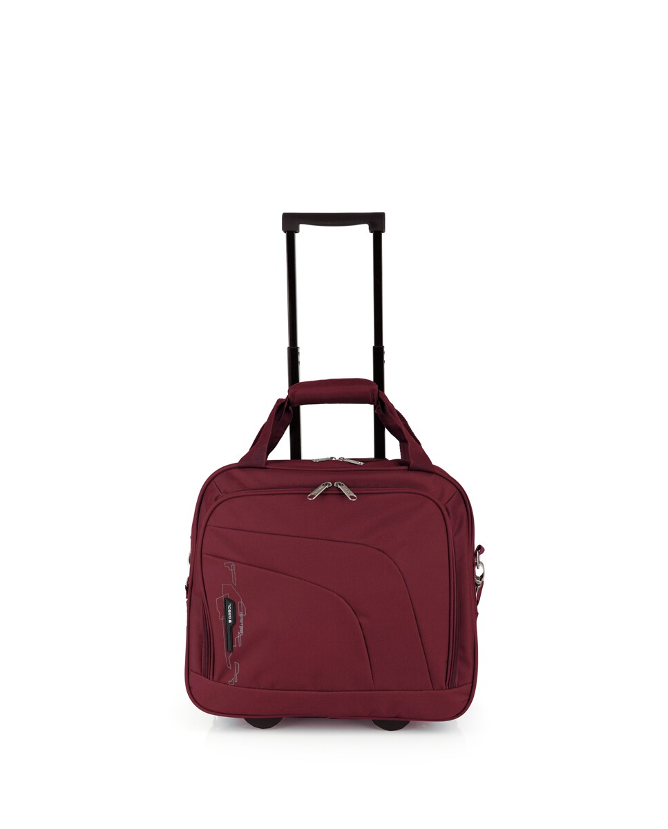 Maletín con ruedas Week Eco con capacidad de 25 L Burdeos-1