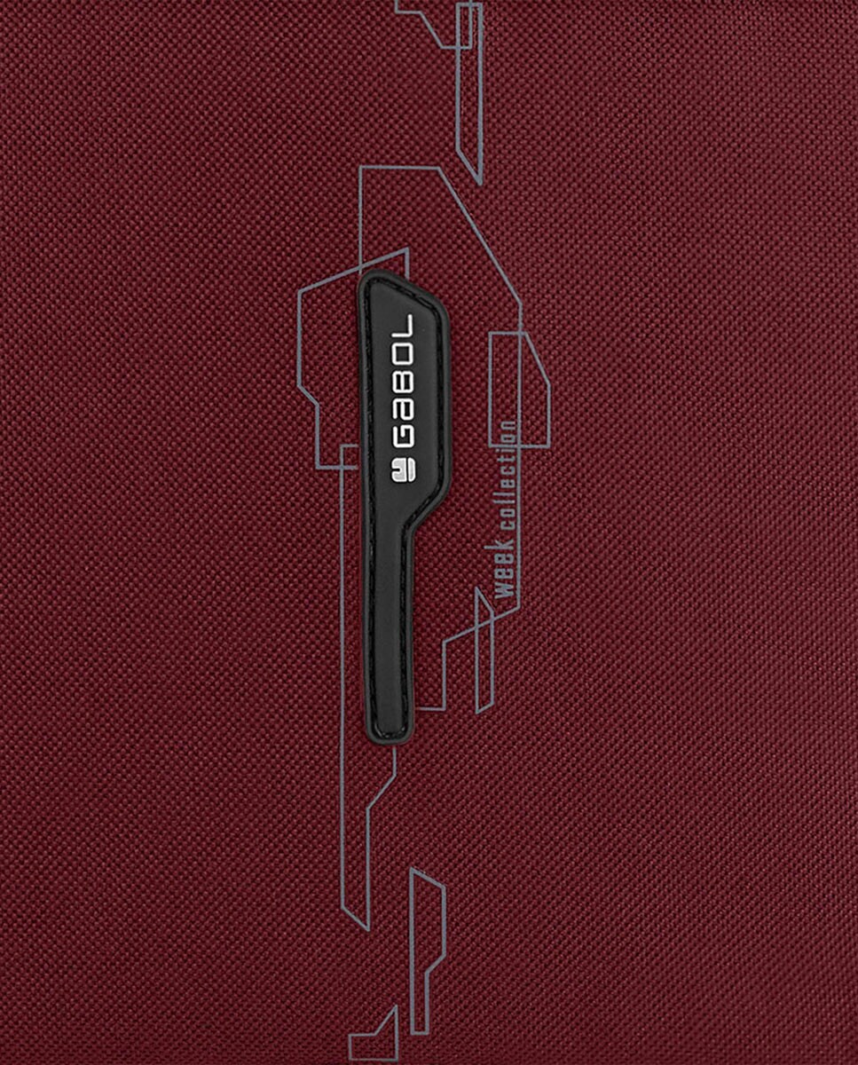 Maletín con ruedas Week Eco con capacidad de 25 L Burdeos-6