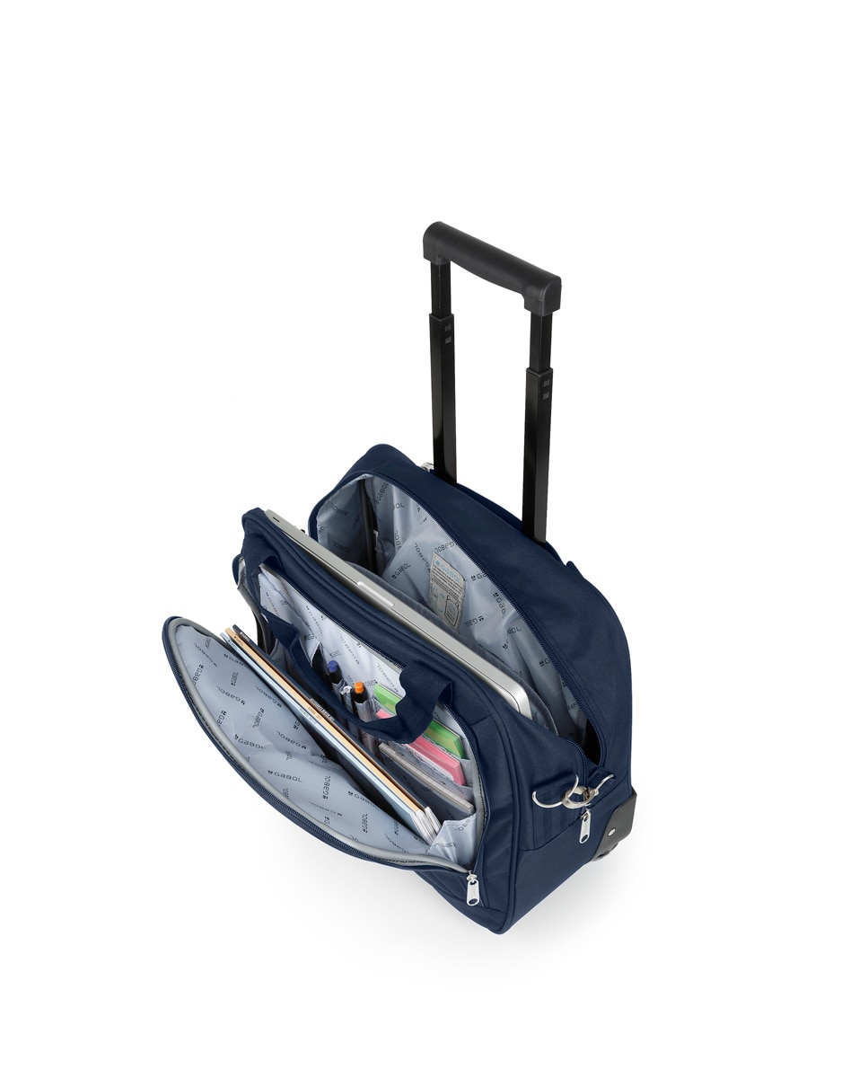 Maletín con ruedas week eco blando con capacidad de 25 l - Gabol - Azul marino Azul marino-4