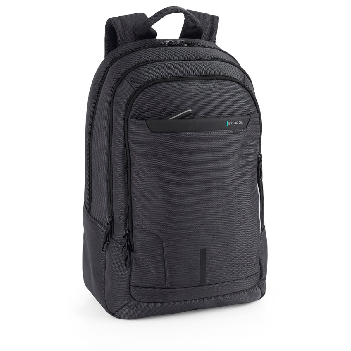 Mochila para Computador Data Resistente À Água e 3 Compartimentos Cinzento-5
