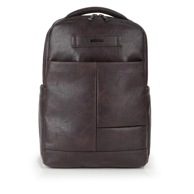 Imagen 0 de Mochilas para portátil Gabol Command de piel sintética con dos compartimentos
