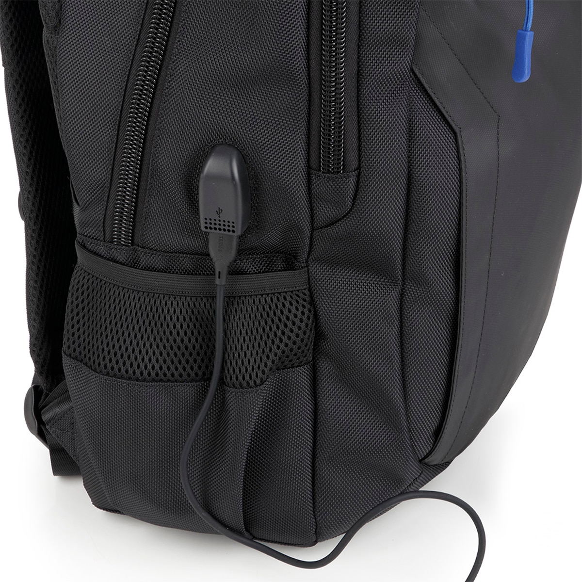 Mochila para Portátil Pixel em Material Reciclado e Resistente À Água Preto-6