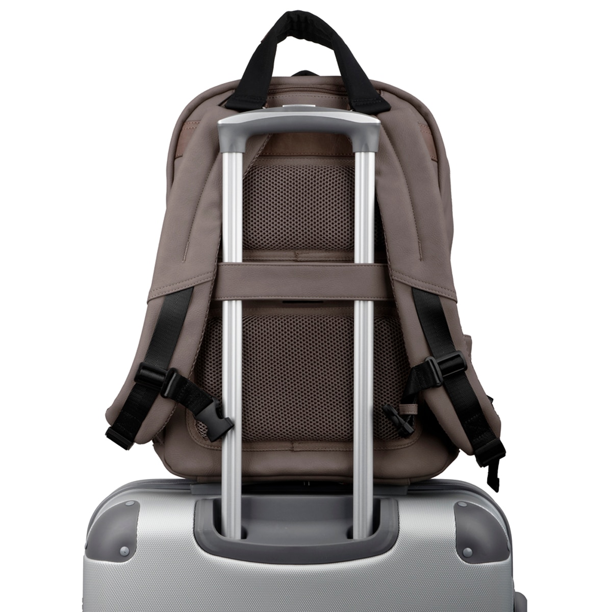 Mochila para Computador Link com Acople para Mala Bege-6
