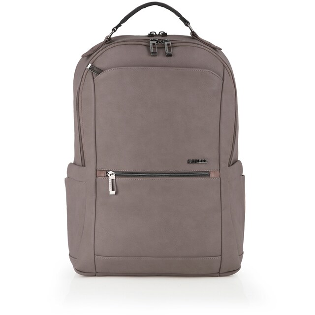 Imagen 0 de Mochilas para portátil Gabol Link de piel sintética con dos compartimentos