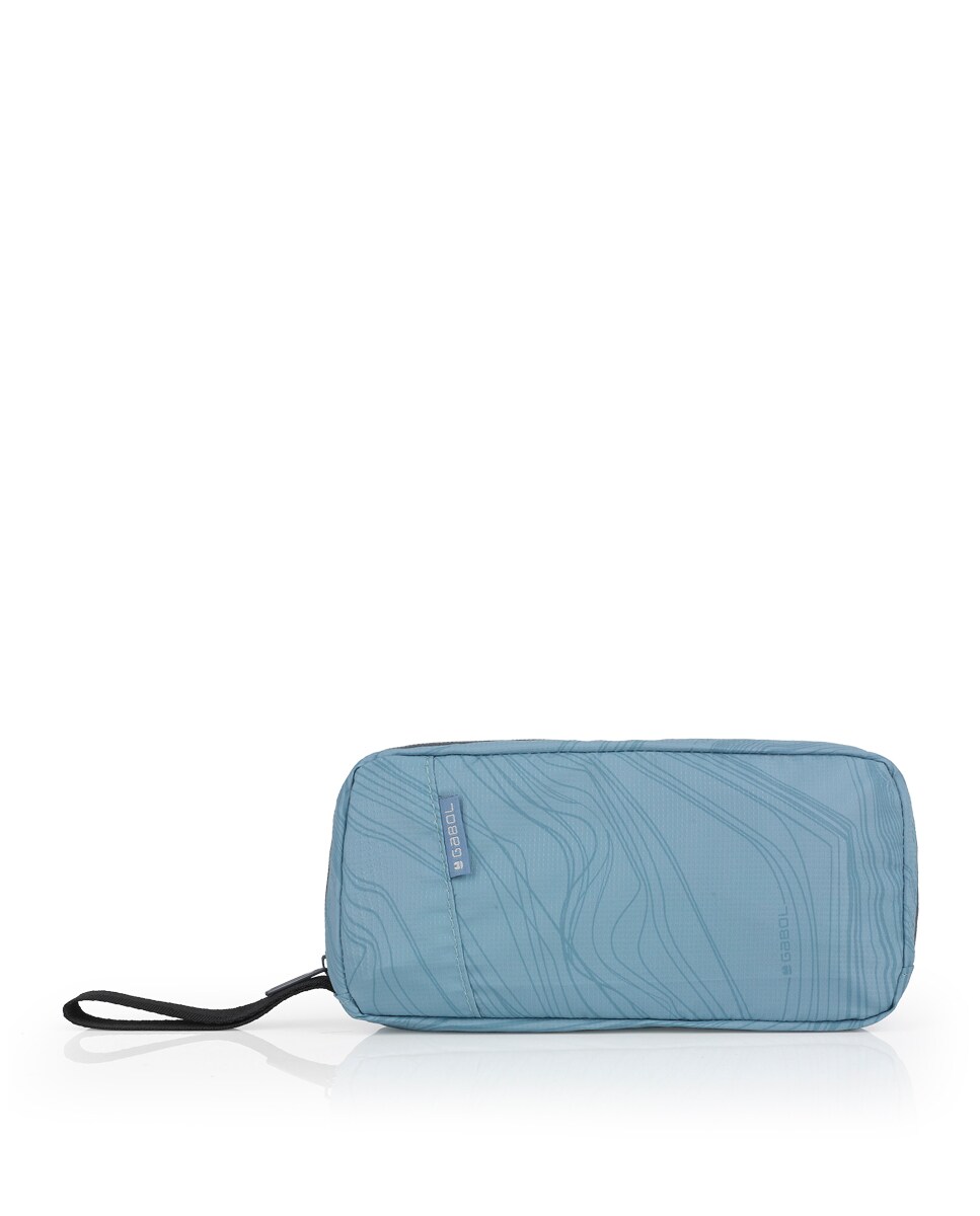 Set de 3 organizadores de maleta con rejilla Azul claro-1