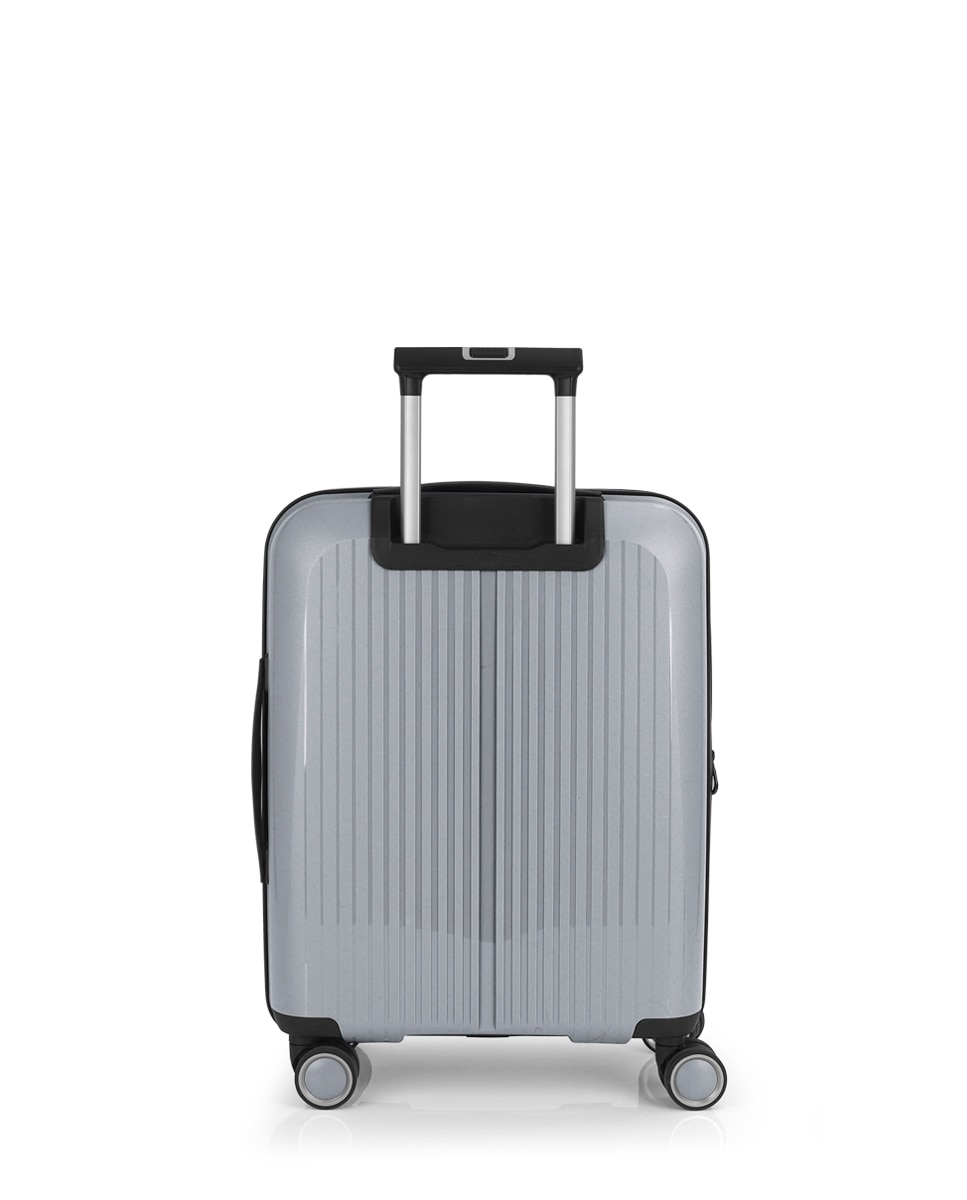 Maleta cabina expandible brooklyn rígida con capacidad hasta 42,5 l - Gabol - Plata Plata-3