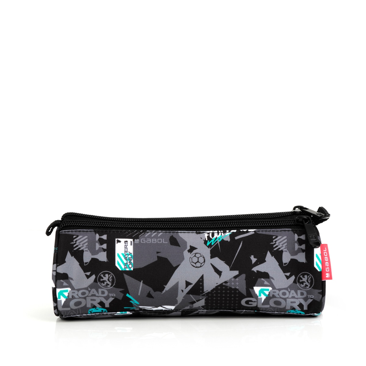 Estuche triple Gabol SCORE de poliéster resistente al agua Negro-3