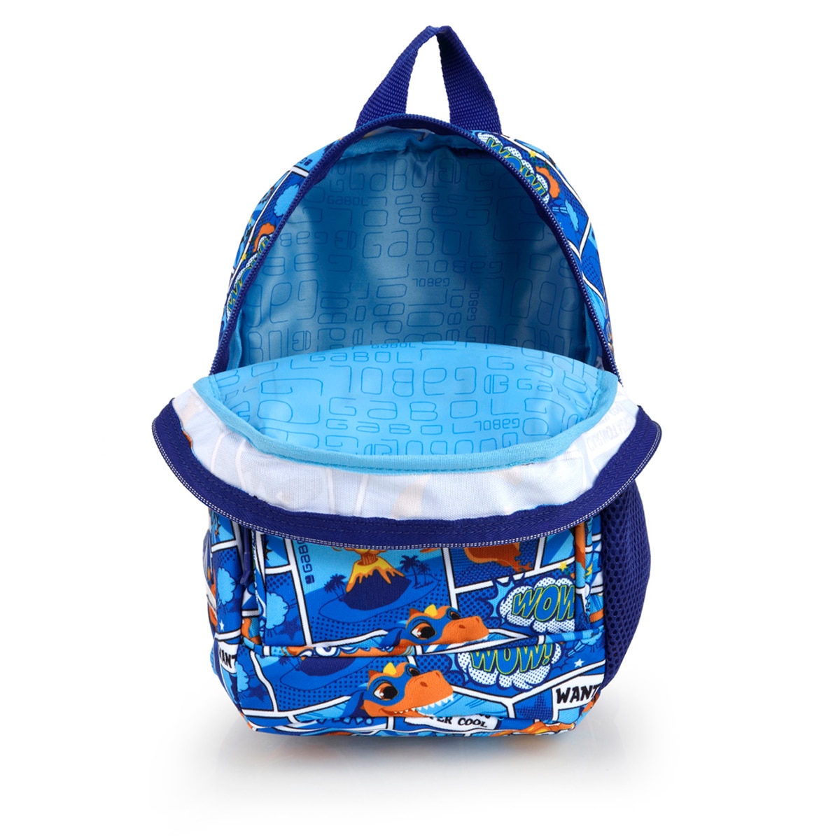 Mochila Gabol DINO de poliéster resistente al agua Azul-4