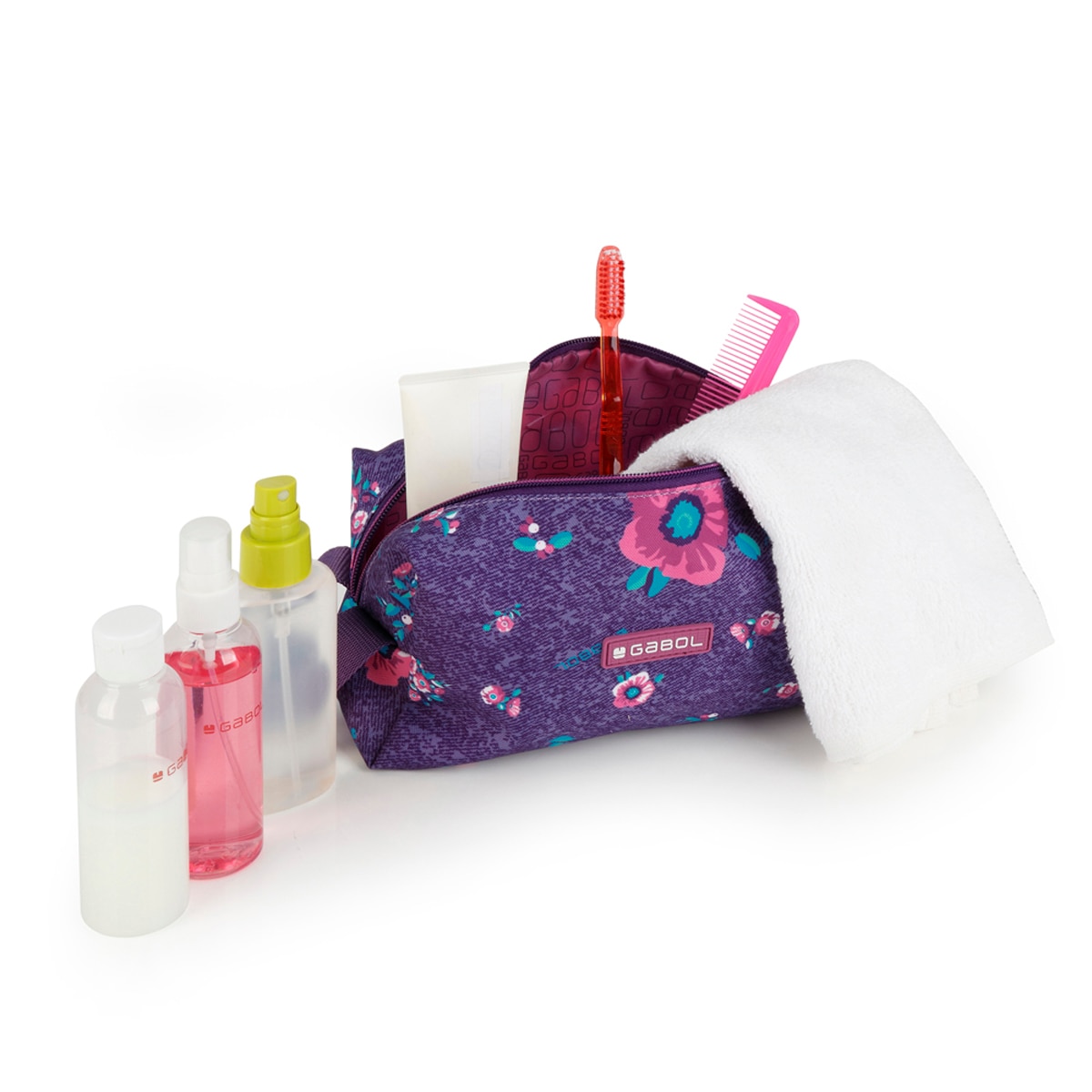 Estuche neceser Gabol LILY de poliéster resistente al agua Morado-5