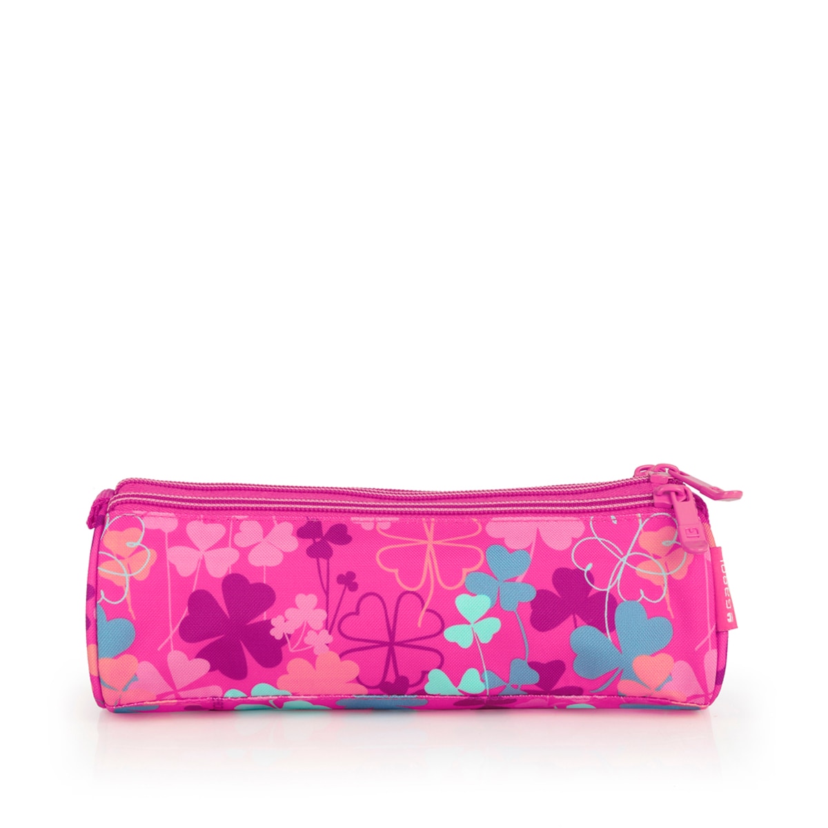 Estuche triple Gabol CLOVER de poliéster resistente al agua Rosa-3