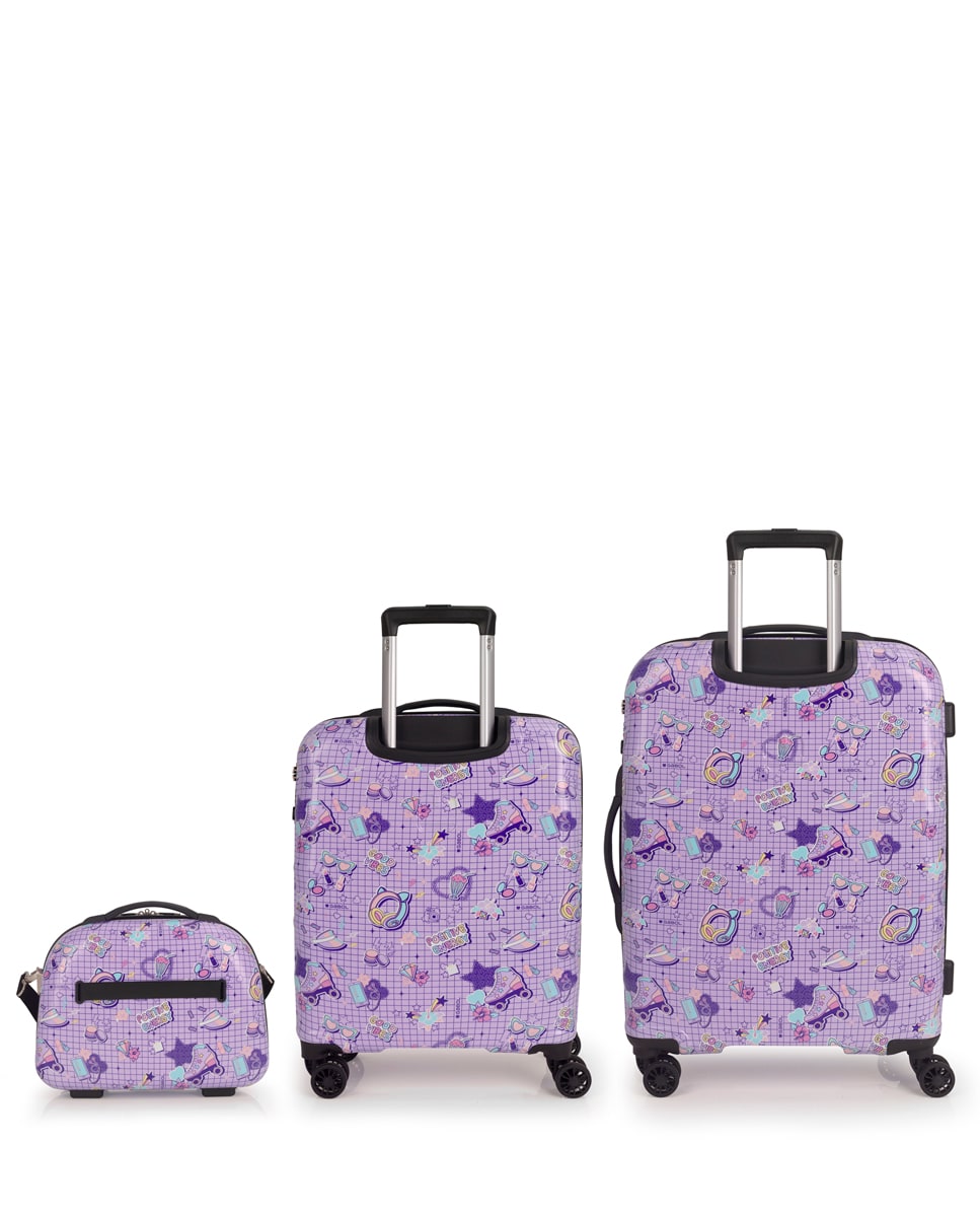 Juego de maletas de (cabina, mediana y neceser) FUNNY rígidas con