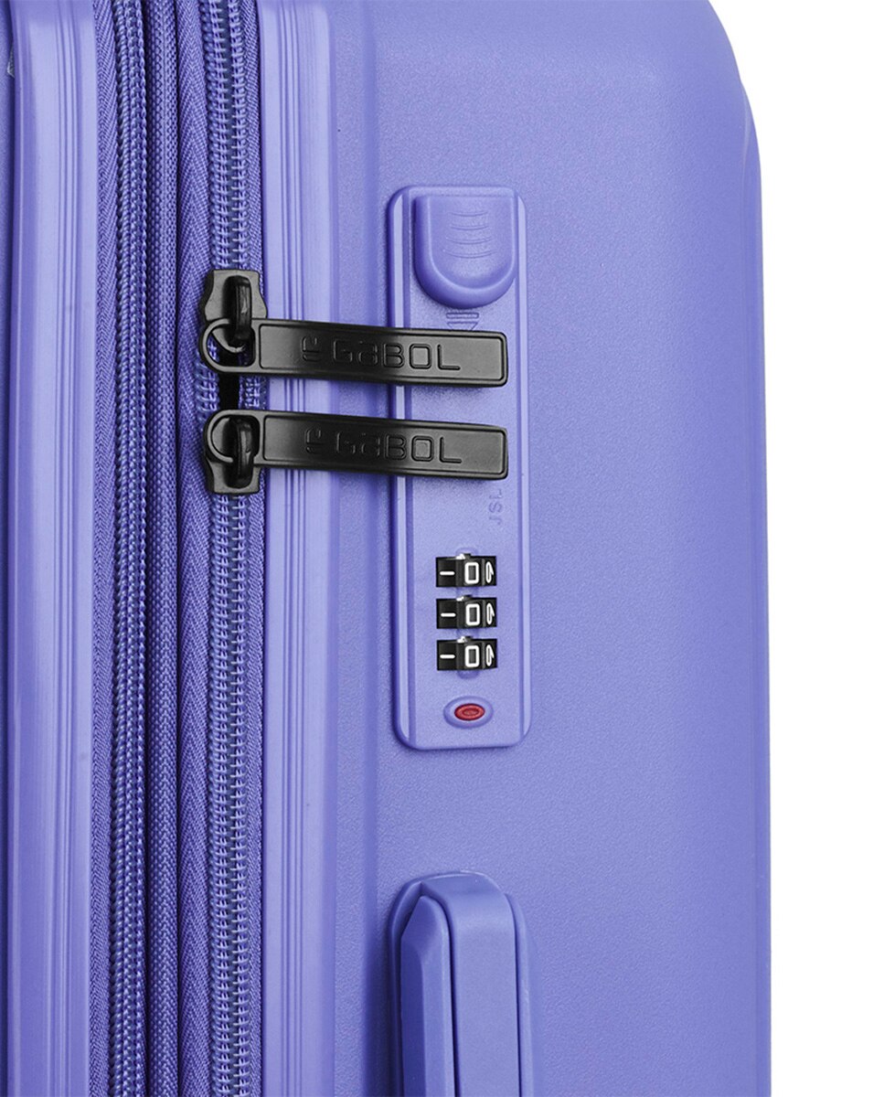 Maleta cabina expandible steady rígida con capacidad hasta 43,2 l - Gabol - Morado Morado-6