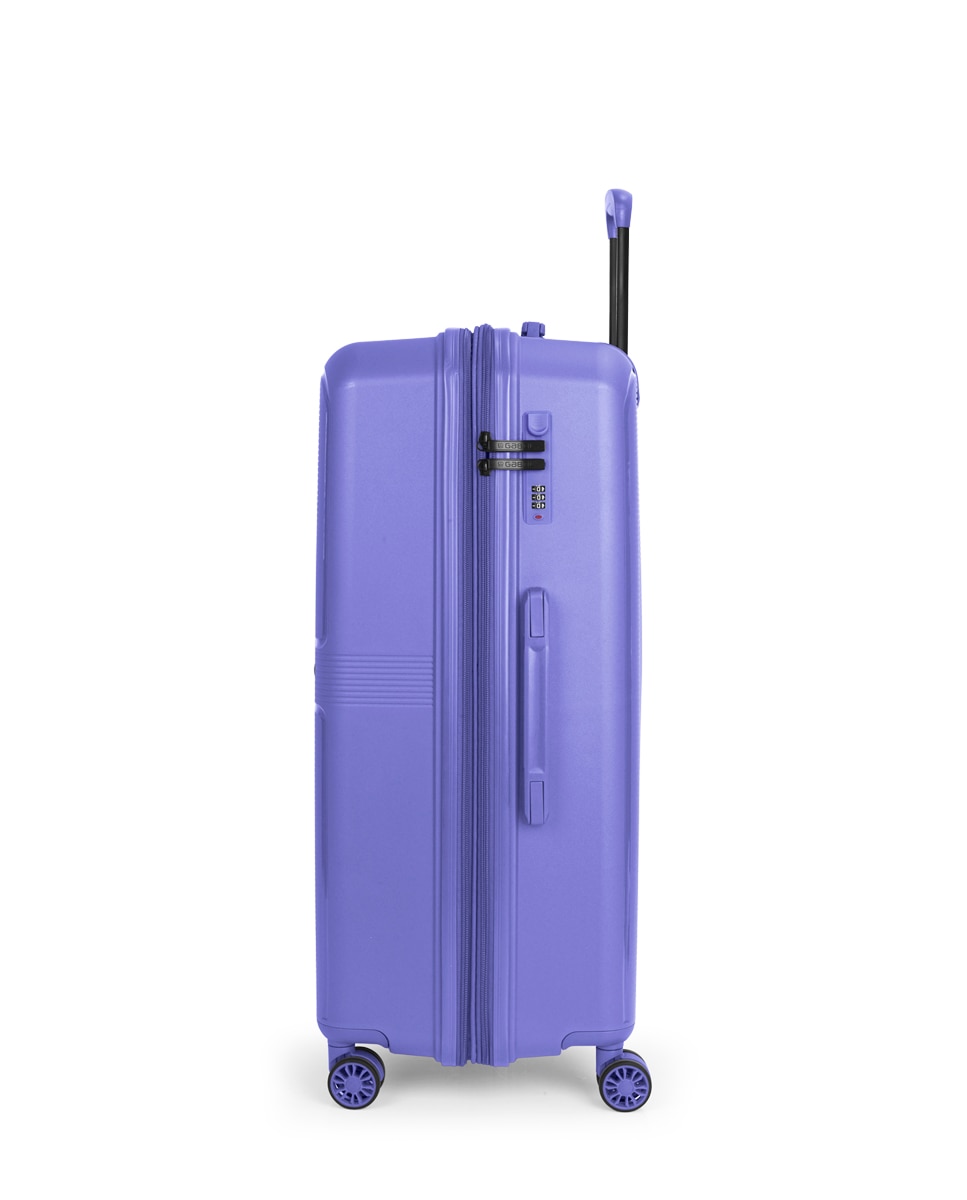 Imagen 2 de Maleta grande expandible steady rígida con capacidad hasta 103,4 l - Gabol - Morado Morado