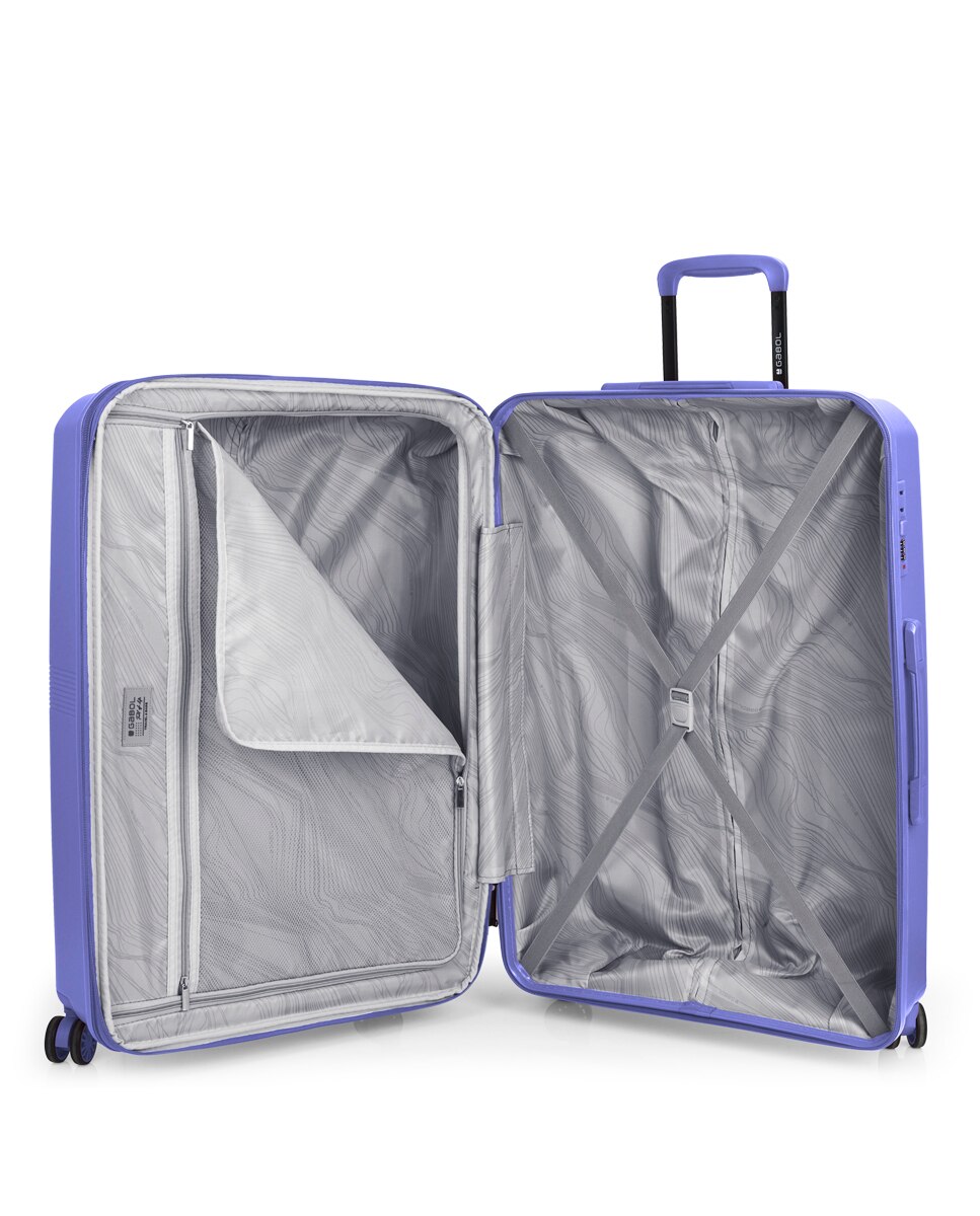 Imagen 4 de Maleta grande expandible steady rígida con capacidad hasta 103,4 l - Gabol - Morado Morado
