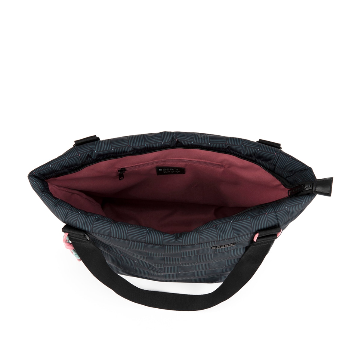 Bolso shopper Hanae resistente al agua - Gabol - Negro Negro-4