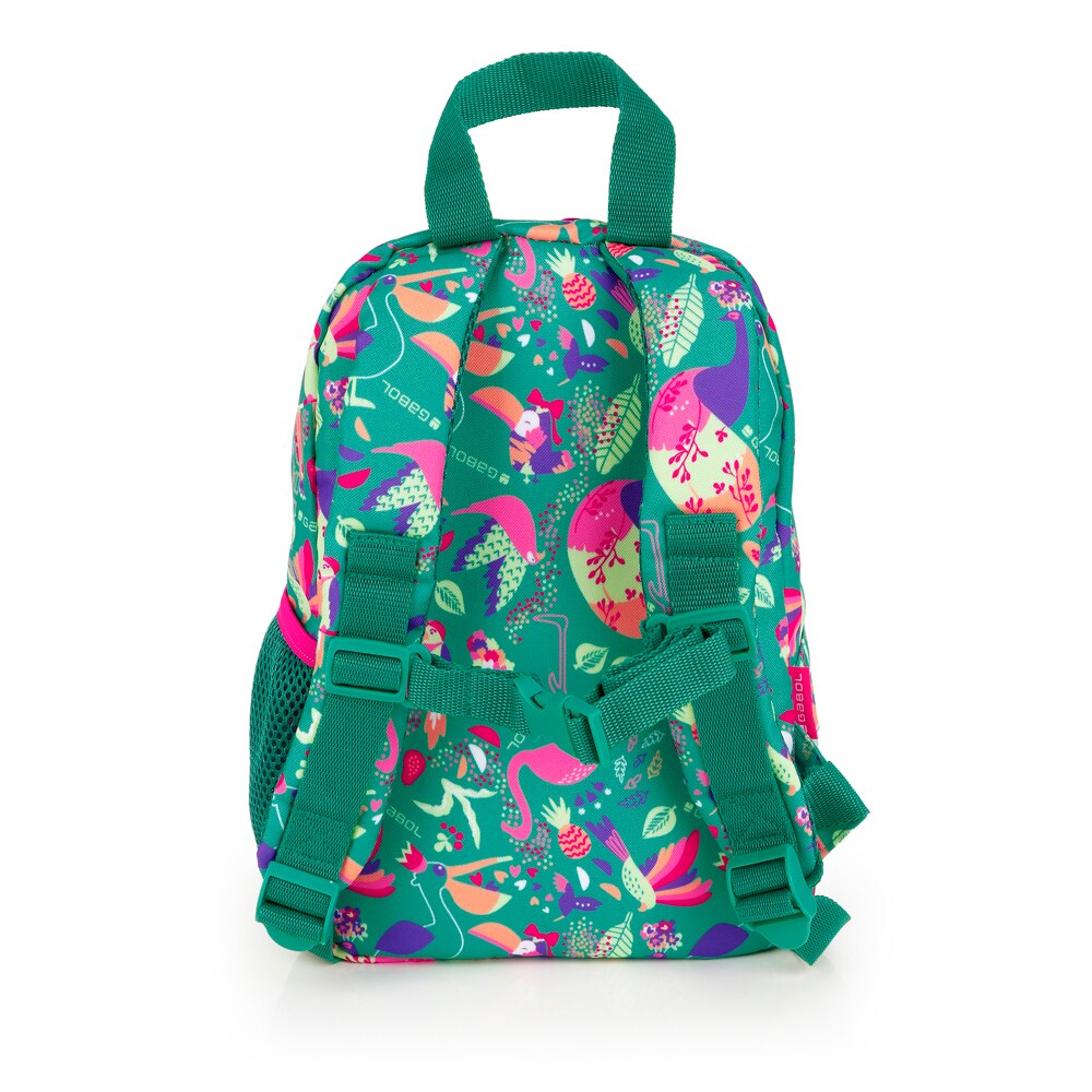 Mochila mini Gabol Vida de poliéster resistente al agua Verde-3