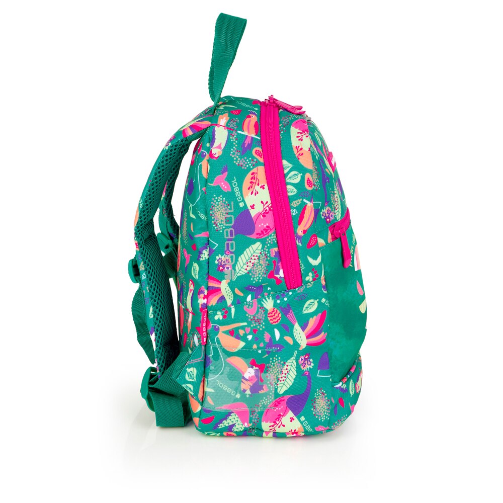 Mochila mini Gabol Vida de poliéster resistente al agua Verde-4