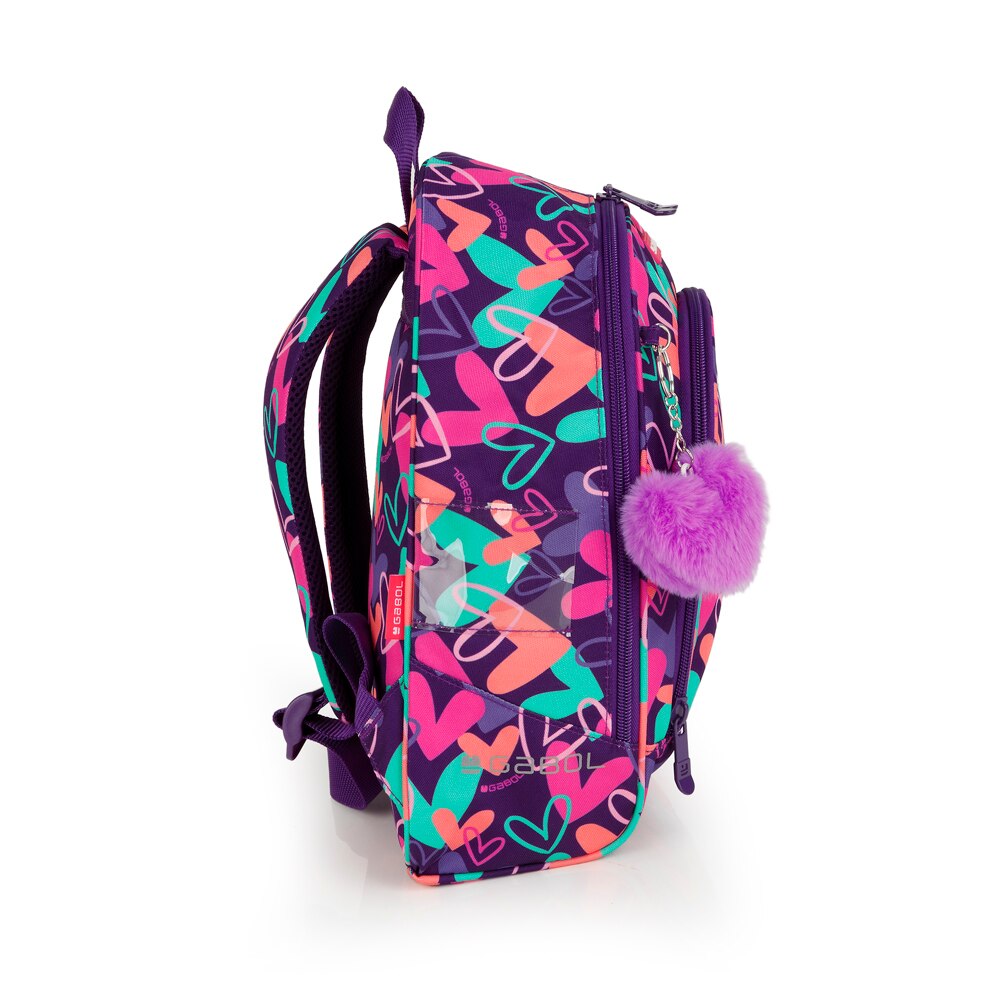 Mochila pequeña Gabol Kokoro de poliéster resistente al agua Morado-2