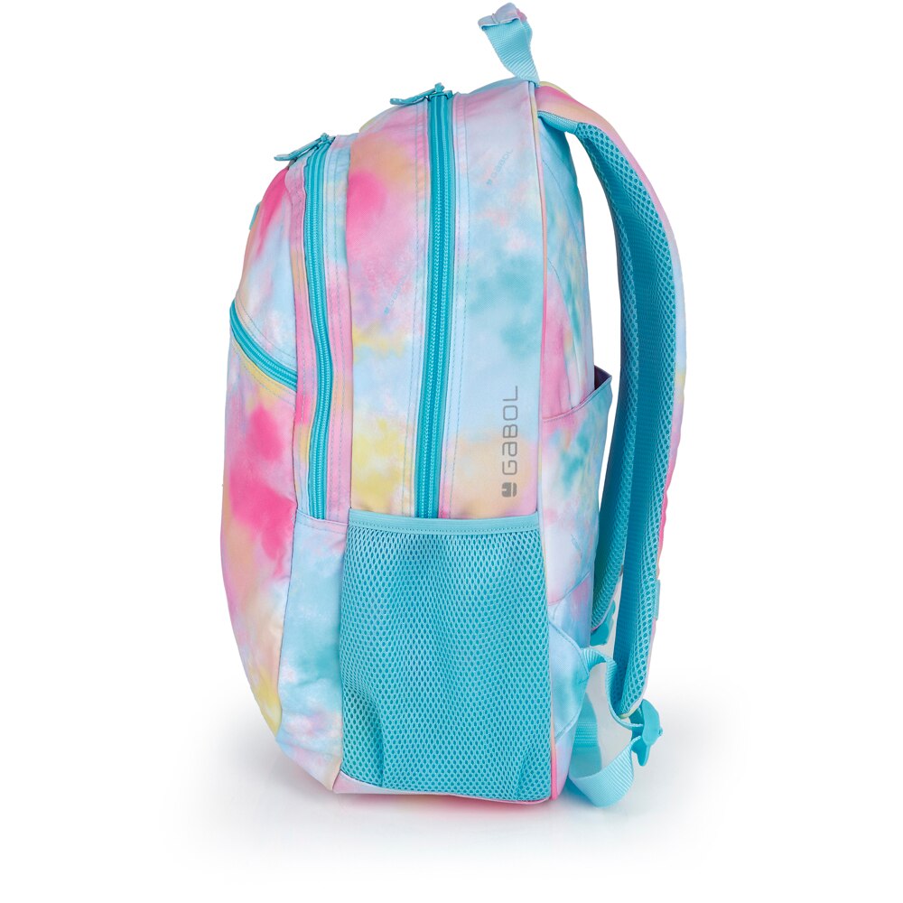 Imagen 2 de Mochila adaptable a carro Gabol Mystic de poliéster resistente al agua Azul celeste