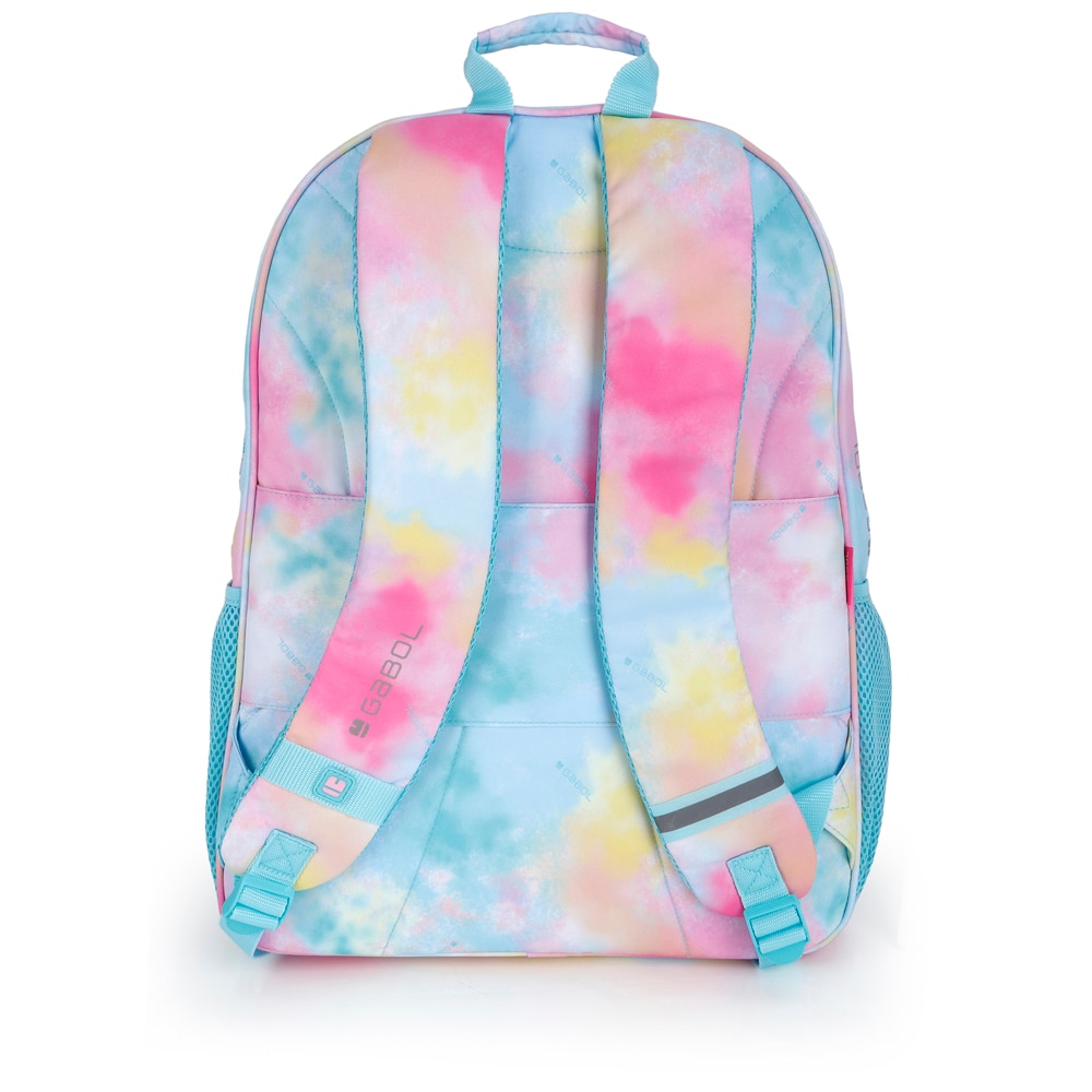 Imagen 3 de Mochila adaptable a carro Gabol Mystic de poliéster resistente al agua Azul celeste