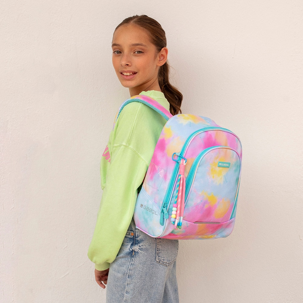 Mochila mini Gabol Mystic de poliéster resistente al agua Azul celeste-6