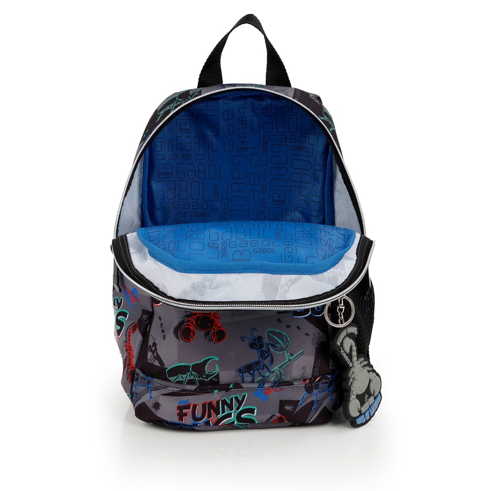 Mochila mini Gabol Bugs de poliéster resistente al agua Negro-5