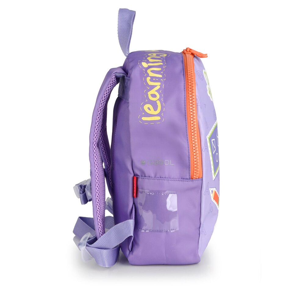 Mochila infantil Gabol Staff Oliver de poliéster resistente al agua Lila-2
