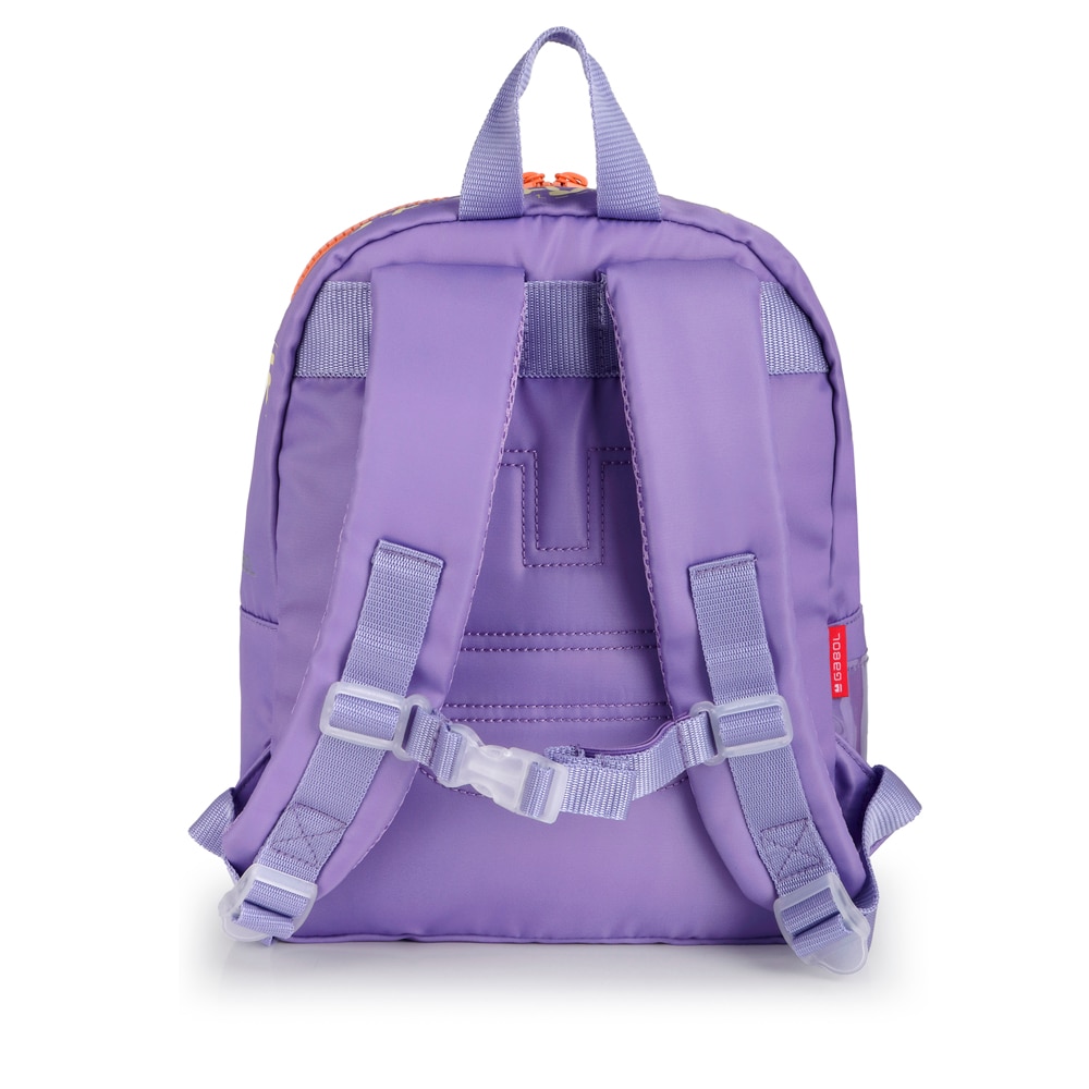 Mochila infantil Gabol Staff Oliver de poliéster resistente al agua Lila-3