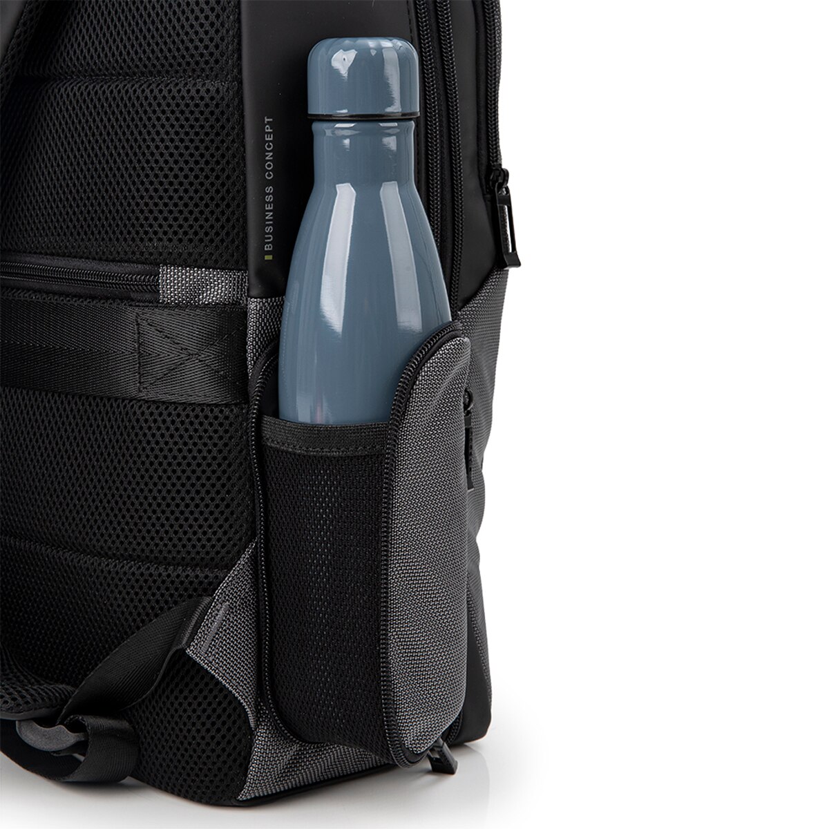 Mochila para portátil record expandible - Gabol - Gris Gris-6