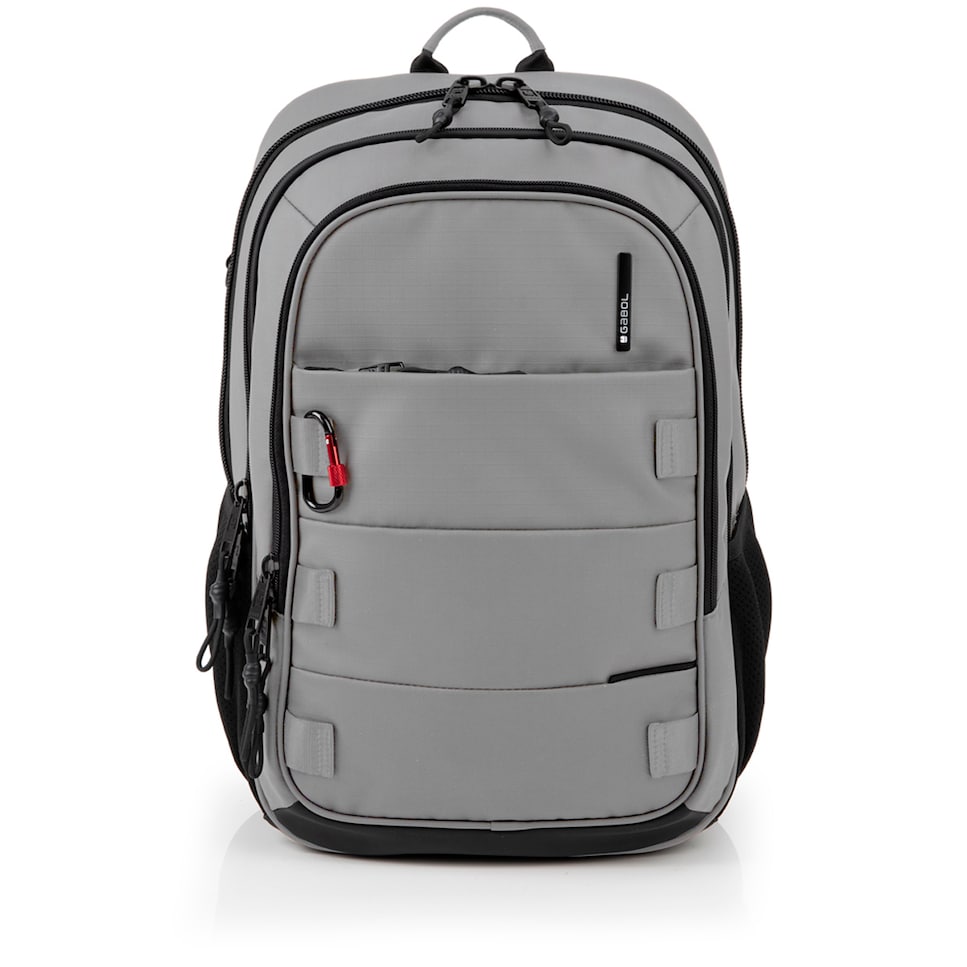 Mochila Disk 3 dptos Gris claro-1