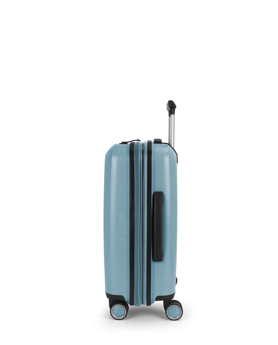 Maleta cabina expandible brooklyn rígida con capacidad hasta 42,5 l - Gabol - Azul claro Azul claro-2