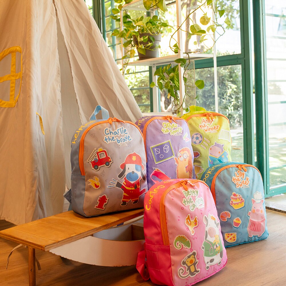 Mochila infantil Gabol Staff Lily de poliéster resistente al agua Turquesa-6
