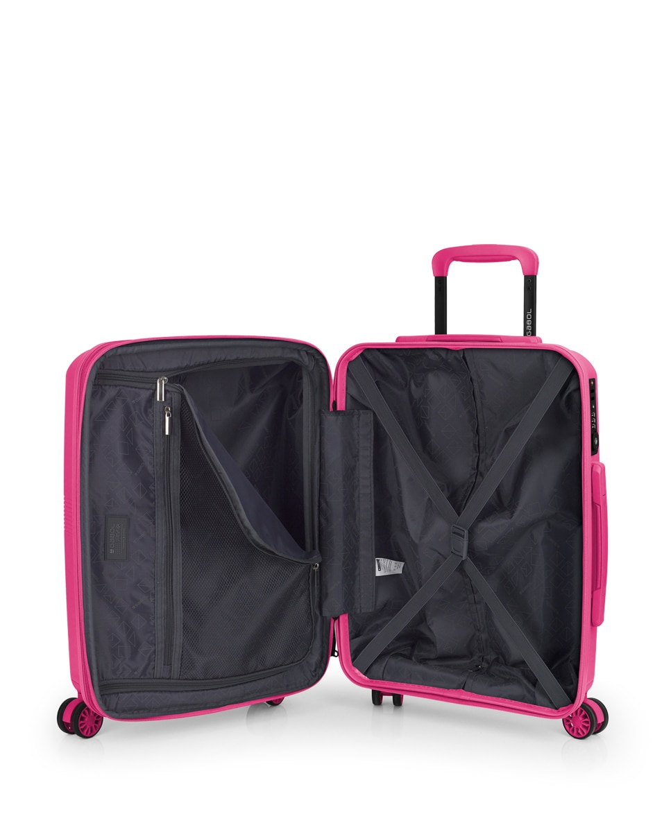 Maleta cabina expandible steady rígida con capacidad hasta 43,2 l - Gabol - Fucsia Fucsia-4