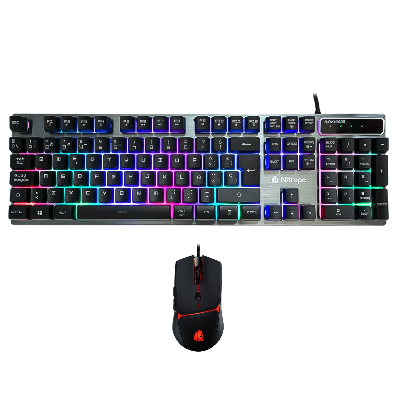 Sobremesa Gaming Nitropc Extremo AMD Ryzen 7 5800X, RTX 5060 8 GB, 32 GB DDR4, 1 TB M2, Win11 PRO Negro Negro-4