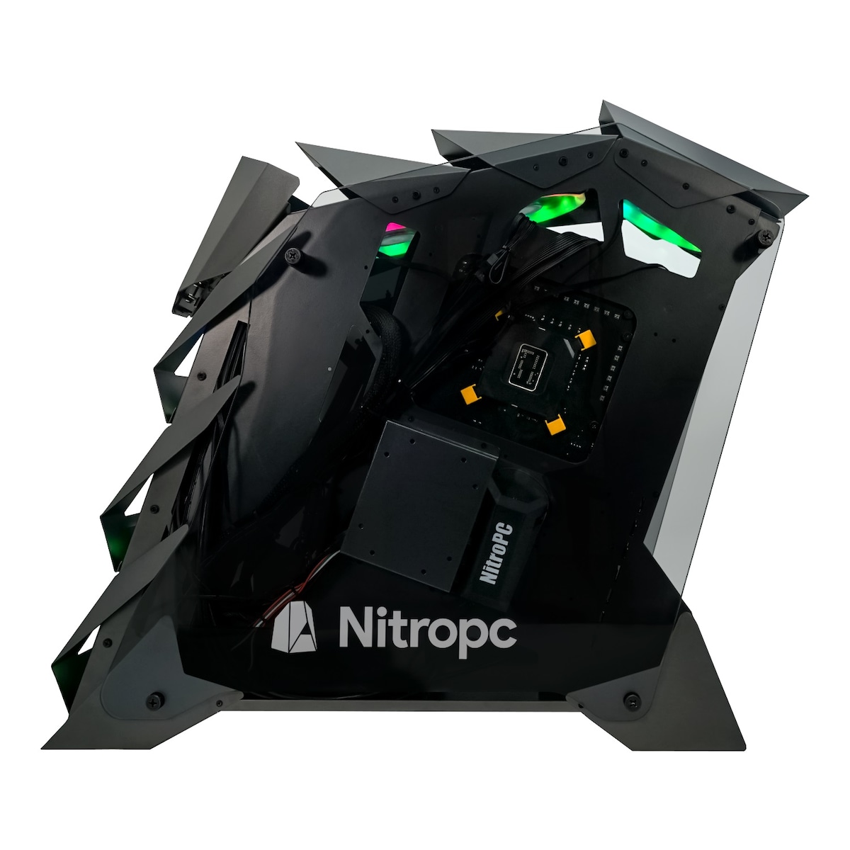 Sobremesa Gaming Nitropc Elite Bronze Negro – Intel Core i7-14700KF, NVIDIA RTX 5070 12 GB, 32 GB DDR5, 2 TB M2, Win11 Negro-5