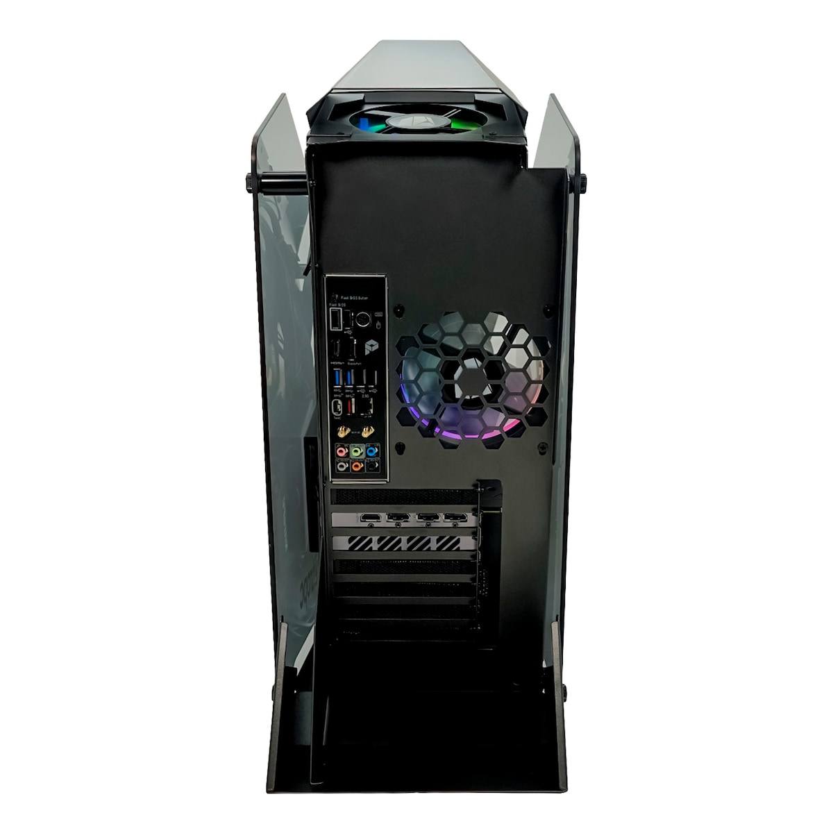 Sobremesa Gaming Nitropc Elite Bronze Negro – Intel Core i7-14700KF, NVIDIA RTX 5070 12 GB, 32 GB DDR5, 2 TB M2, Win11 Negro-6