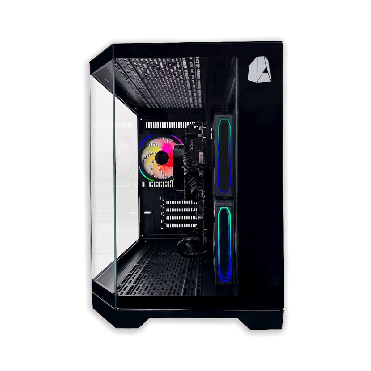 Sobremesa Gaming Nitropc Pack Bronze, Ryzen 5, 16GB, 1TB SSD, Vega 7 + Accesorios Negro-4