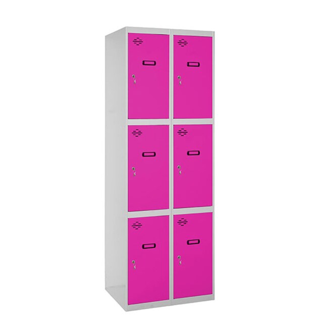 Imagen 0 de Taquilla metálica profesional montada 3 puertas 2/6 500 Simonrack