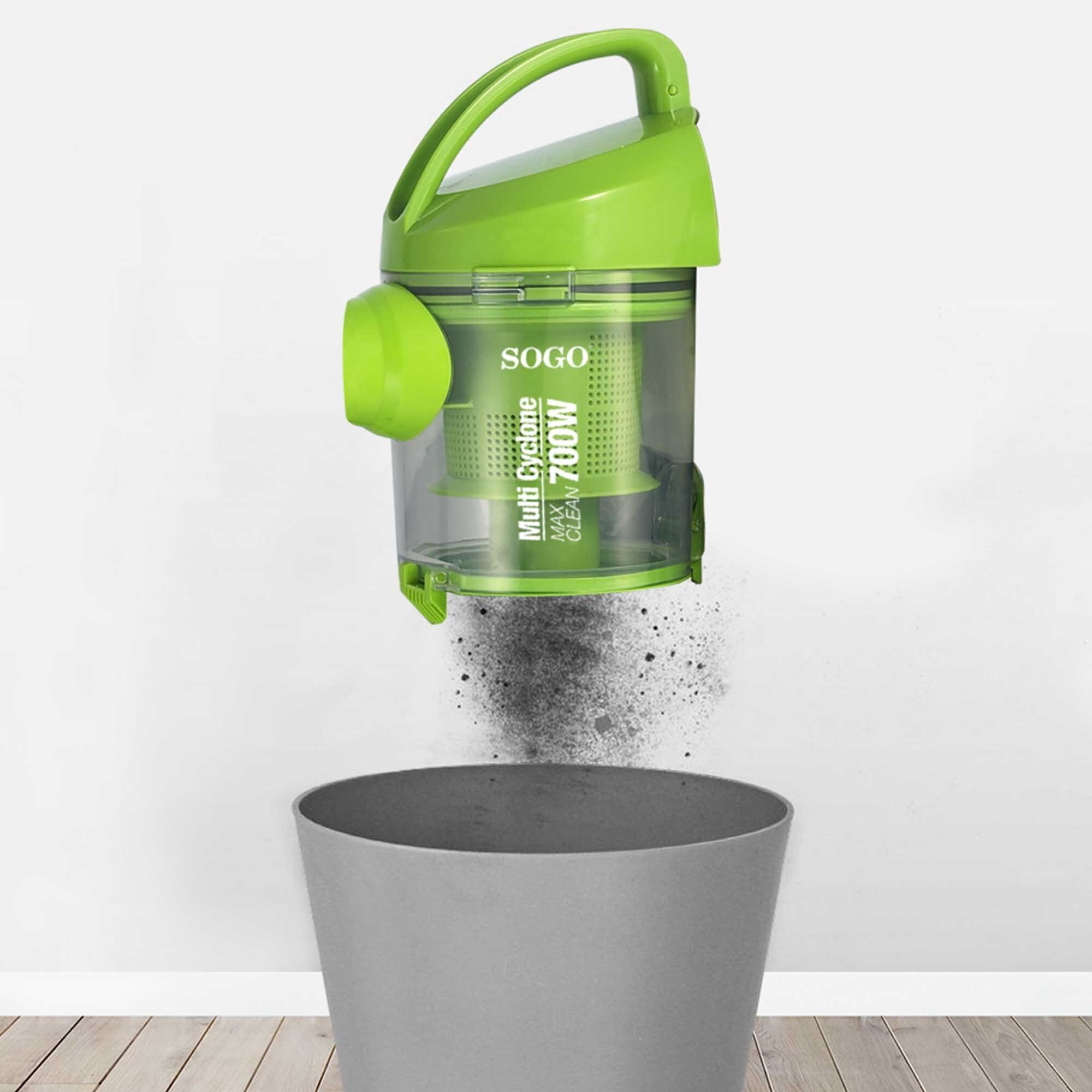 Aspiradora ciclónica Sogo ASP-SS-16035-O compacta de 700 w - Verde Verde-3
