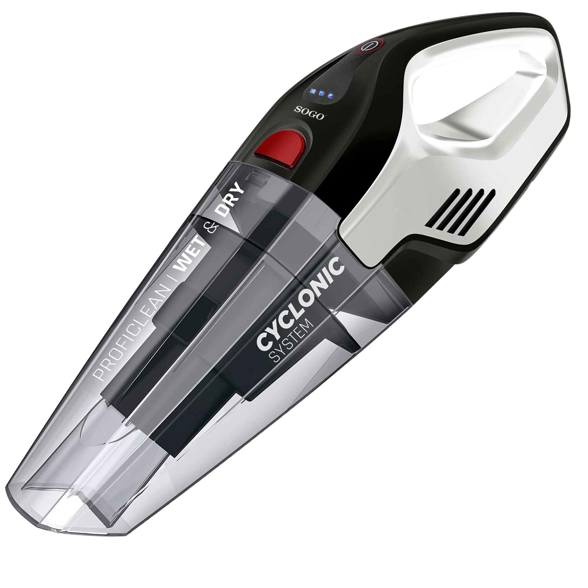 Sogo - Aspirador de mano Sogo ASP-SS-16015 ProfiClean inalámbrico.
