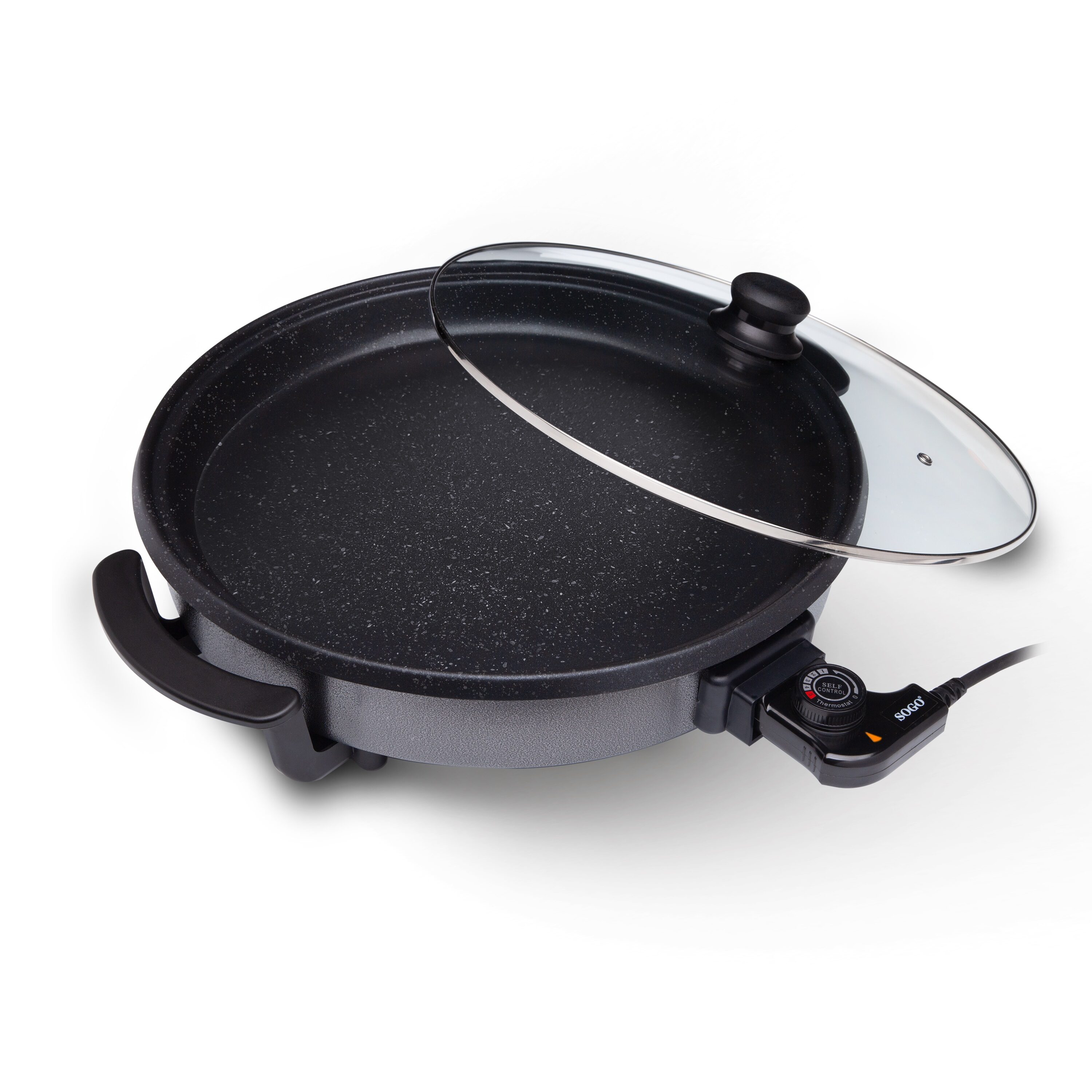 Sogo – Paellera pizza pan Sogo 1500W 42cm de diámetro.