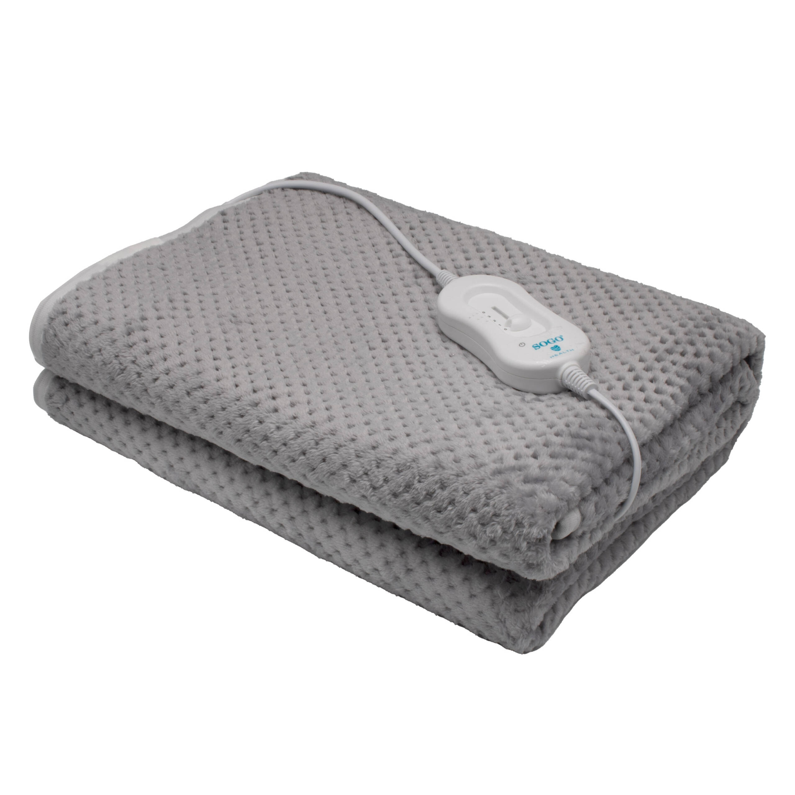 Manta Eléctrica Polar Sogo MEL-SS-20212 Fleece XL 60W - Gris Gris-3