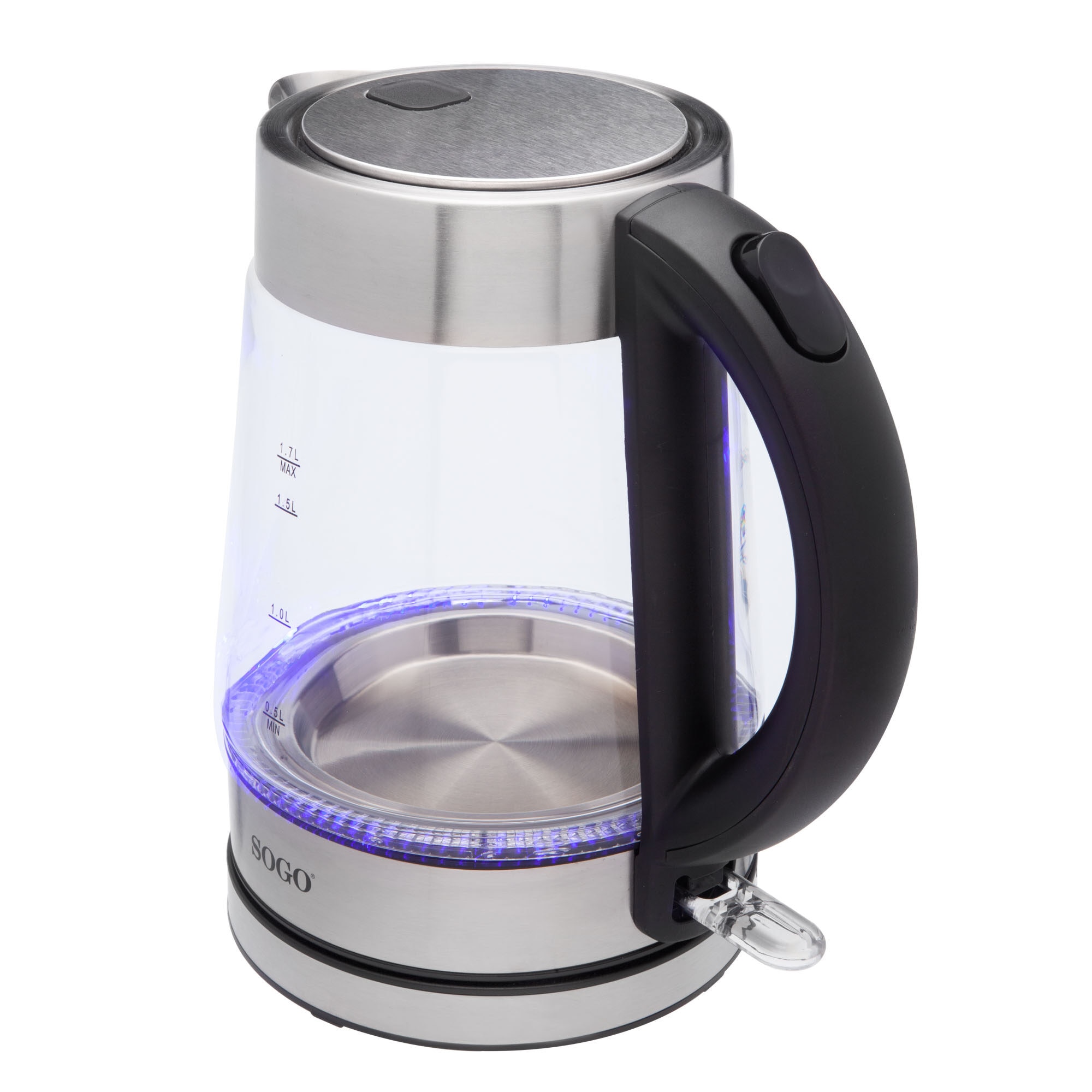 Sogo – Hervidor de agua Sogo KET-SS-5795 Cristal Retro 1.7 litros 2200W.