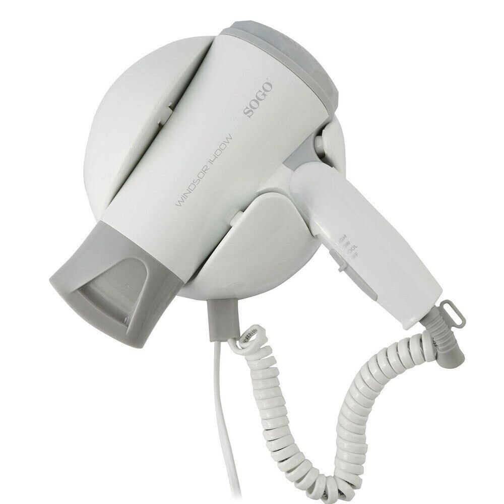 Secador de pelo de pared Sogo SEC-SS-3640 - Blanco Blanco-2