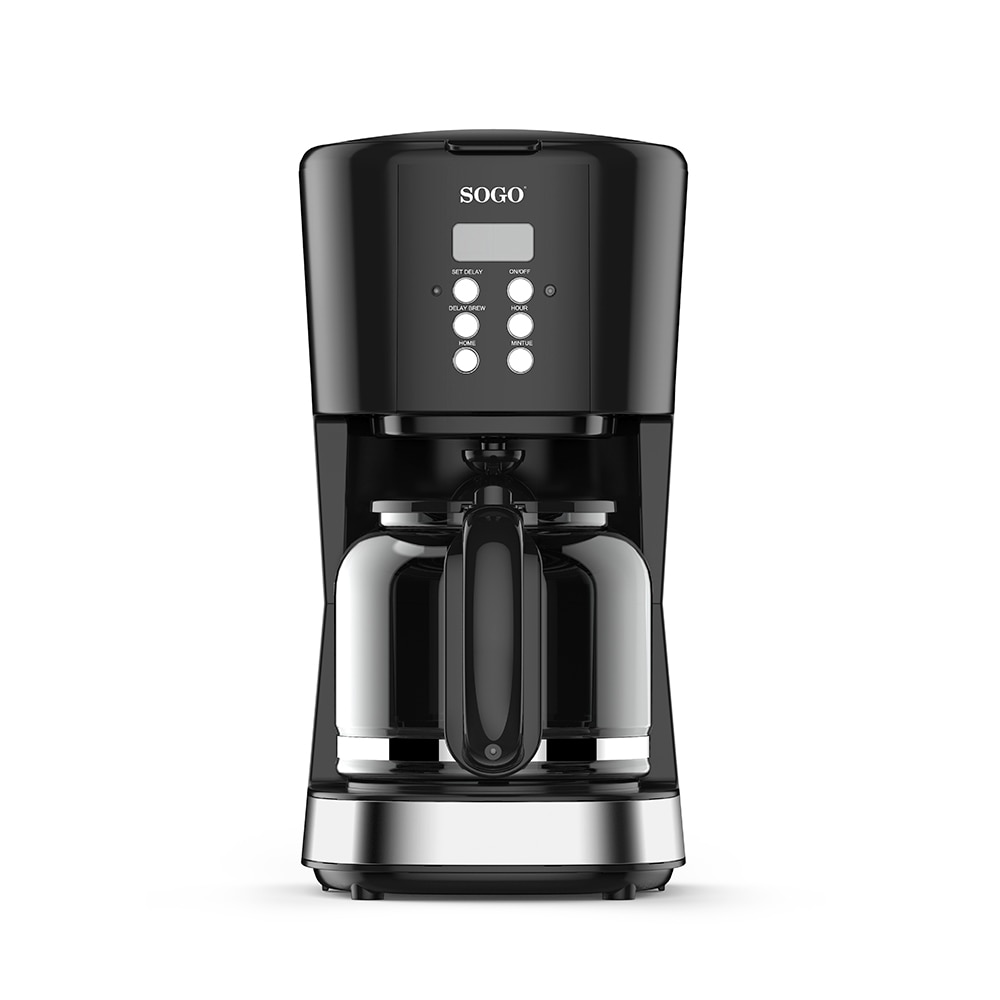 Sogo – Cafetera de goteo Sogo CAF-SS-5670 con capacidad hasta 12 tazas.