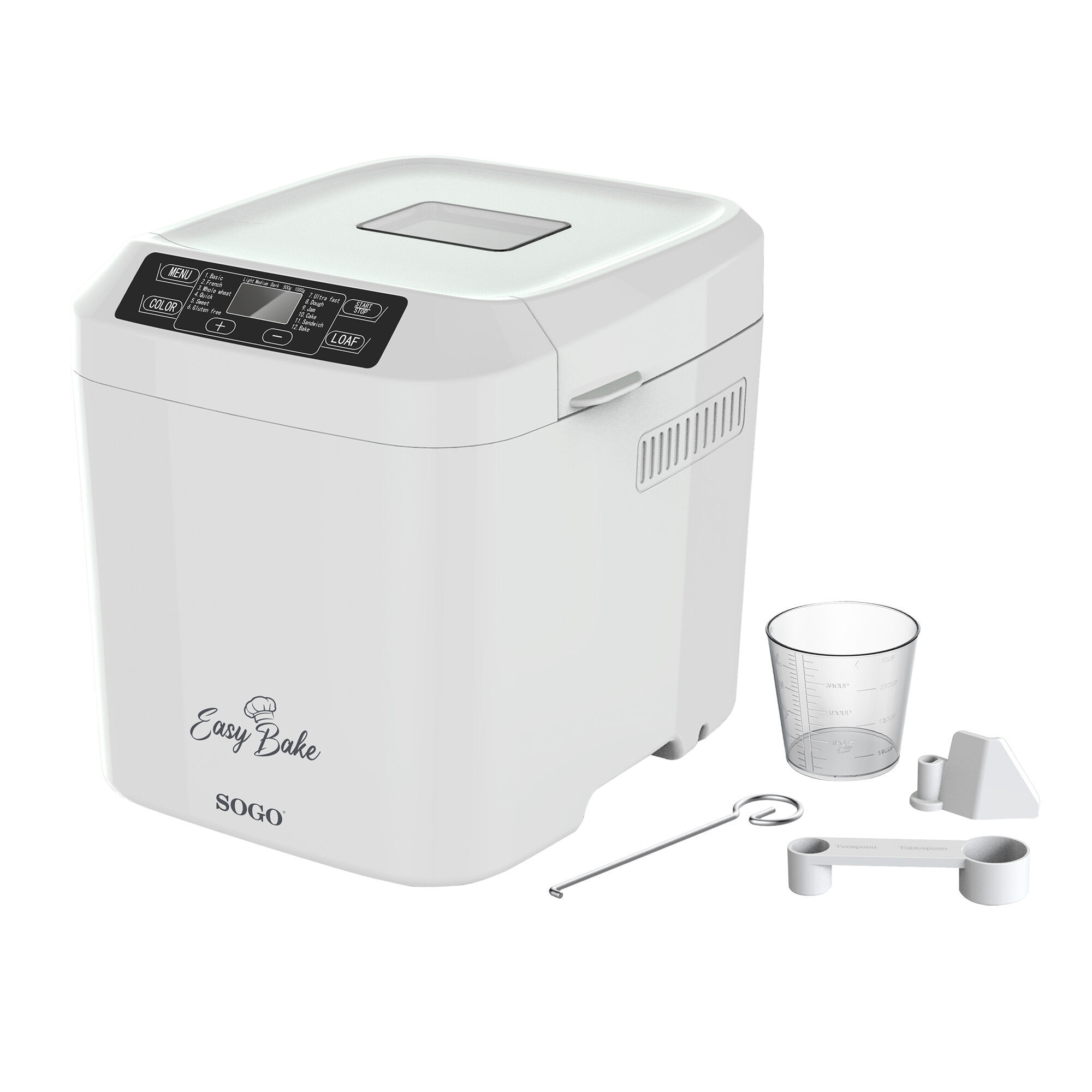 Panificadora Sogo PAN-SS-10722 multifunción - Blanco Blanco-2